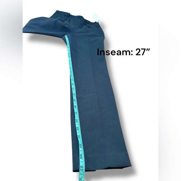 NWT Tibi Anson Stretch Tailored Pants Navy Blue‎ Sz 2 - Picture 11 of 11